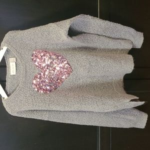 Girls Sparkle Sweater, Size L (10/12)